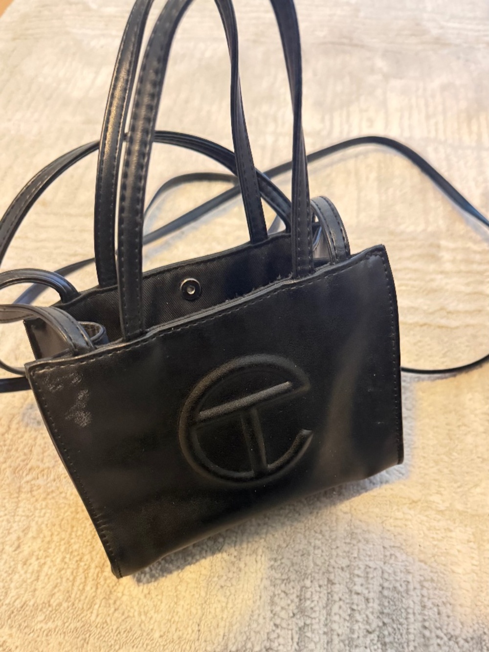 Black Telfar bag (small)